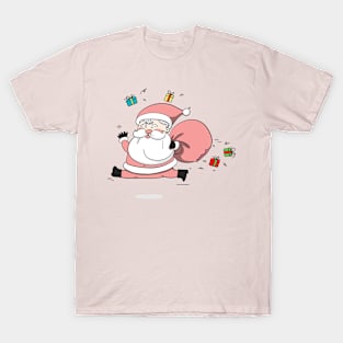 Pink Santa T-Shirt